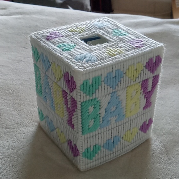 Hand Crafted Other - Baby tissue box cover